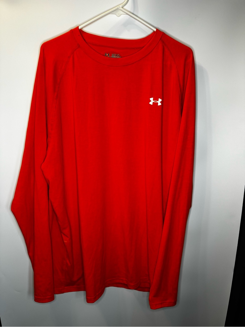 Under Armour Men’s Orange Long-Sleeve Performance Shirt